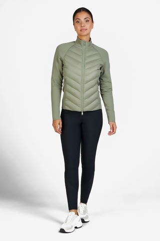 Hybridjacke Hellgrün