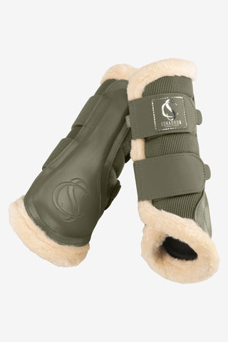 Fauxfur Damasker Dusty Olive