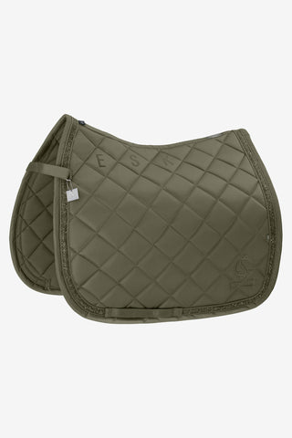 Glossy Jewel Saddle Pad Dusty Olive