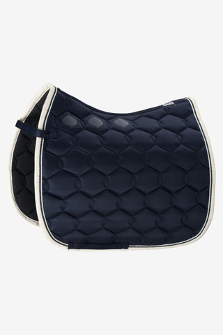 Glossy Wave Contrast Saddle Pad Navy
