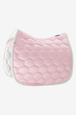 Glossy Wave Contrast Saddle Pad Powder Pink