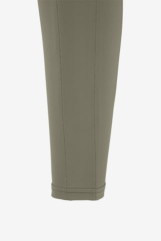 Linnett Tights Full Grip Olivgrön