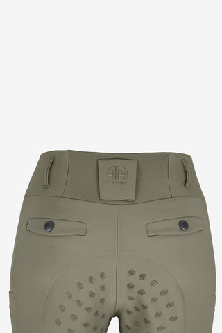 Linnett Tights Full Grip Olivgrön