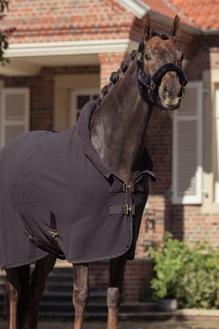 Fleecedækken med hals Heritage AW25 Black Truffle