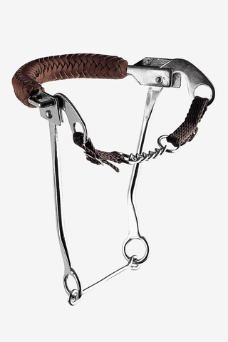 Hackamore Langschaft Leder