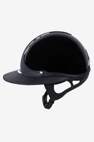 Kask jeździecki Premium Eclipse Połysk Czarny
