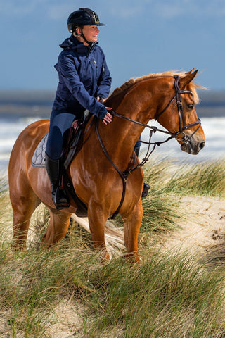 Pasek na szyję do martingalu Dyón Collection brązowy