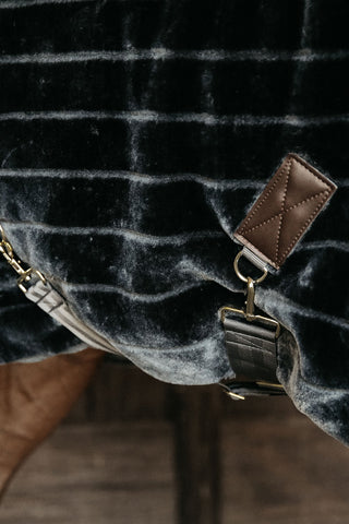 Deken met imitatiebont