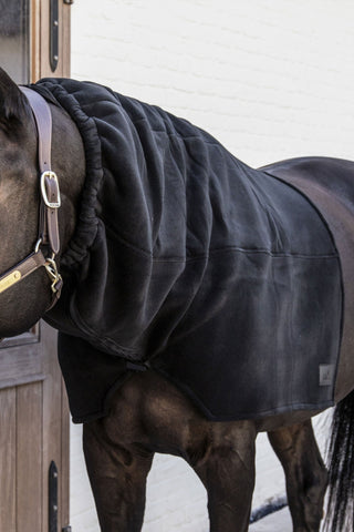 Epais col en polaire noir