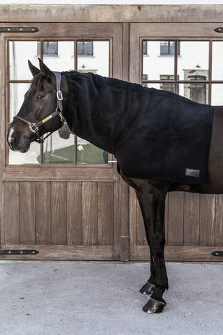 Epais col en polaire noir