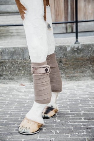 Polar Fleece Bandages Velvet Pearls Beige