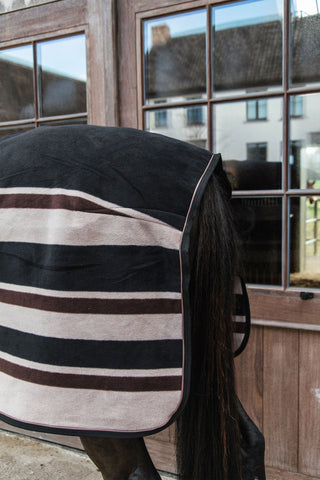 Dik Fleece Deken Bruin