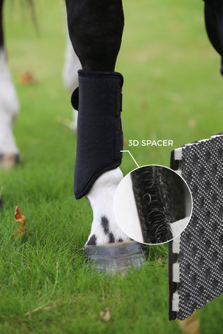 Vorderbeine Gamaschen 3D Spacer Braun