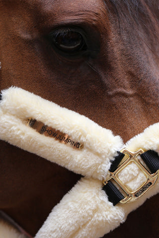 Licol en Peau de Mouton Marron