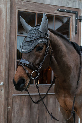 Wellington Geïsoleerde Oornet Steen & Parel Zwart