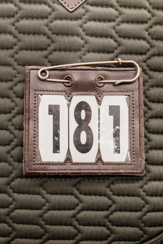 Nummerplaat PVC met speld