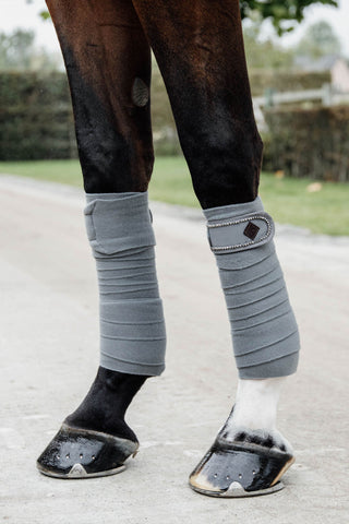 Polar Fleece Bandages Parel Grijs