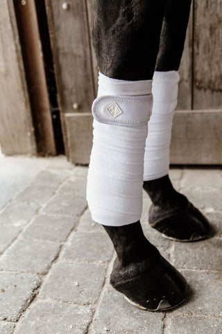 Polar Fleece Bandages Parel Grijs