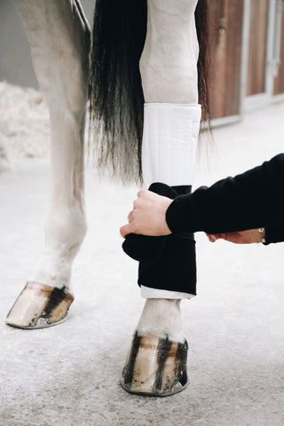 Absorberende bandagepads Zwart/Wit 45x30