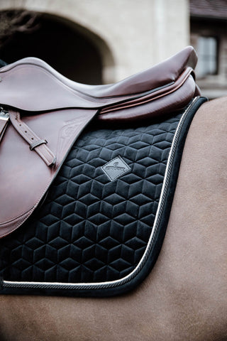 Tapis de Selle Basic Velours Noir