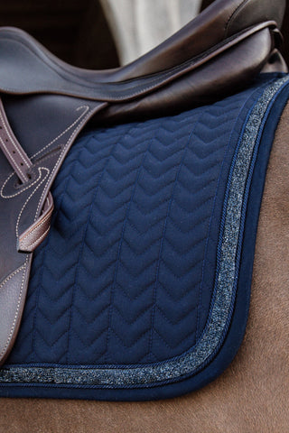 Tapis de selle Glitter Stone Noir