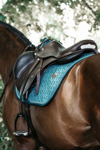 Velvet pony zadeldek Oudroze