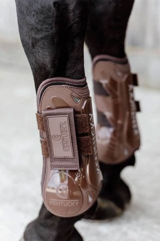Fetlock Boots Velcro Brown