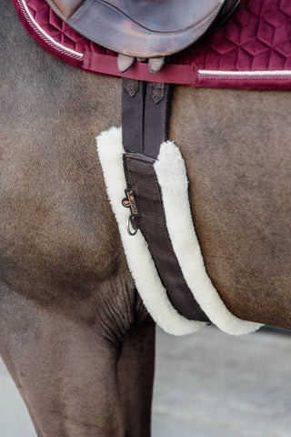 Lamswollen Singel Bruin