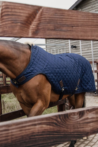 Stapmolen deken 160g Navy