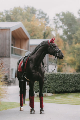 Wellington Vliegenmuts Fluweel Donkergroen