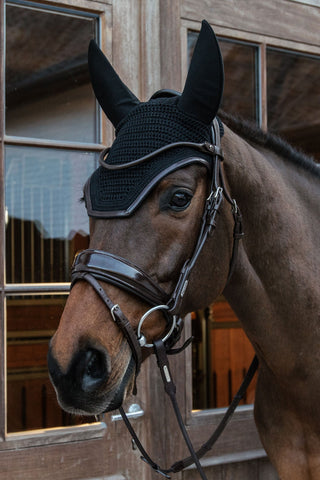 Bonnet Wellington Isolé en Cuir Marine