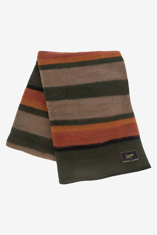 Couverture en laine Dullingham 180x210 Vert/Marron