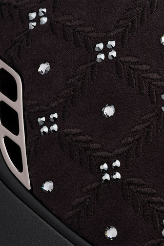 2.0 Shadowmatt Royal Flower Swarovski Matt Svart