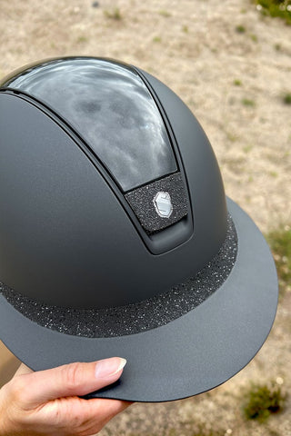 Samshield Shadowmatt Miss Shield Glossy Top Matt Crystal Frontal Band & Blazon