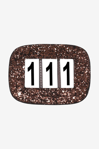 SD Design Glitter Nummerlapp