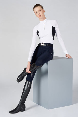 Ridebukser Molveno Knæskodning Navy